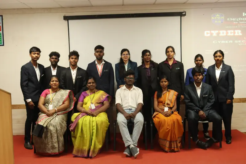 Cybersecurity community event — group photo